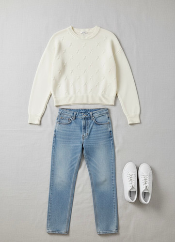 بافت وارداتی-کراپ با بافت پروانه ای-رنگ های شاد و شیک