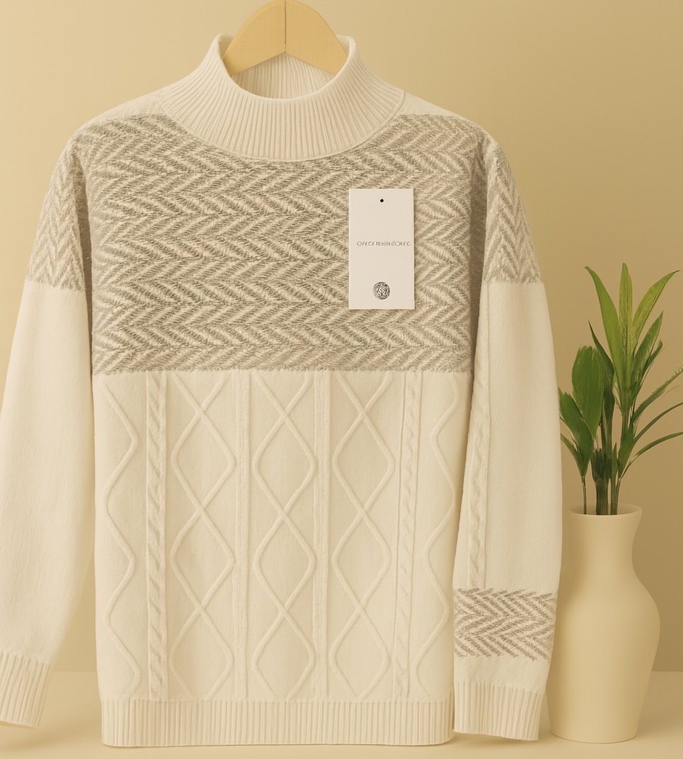 بافت وارداتی-طراحی شیک-رنگ شیک کرم و طلایی