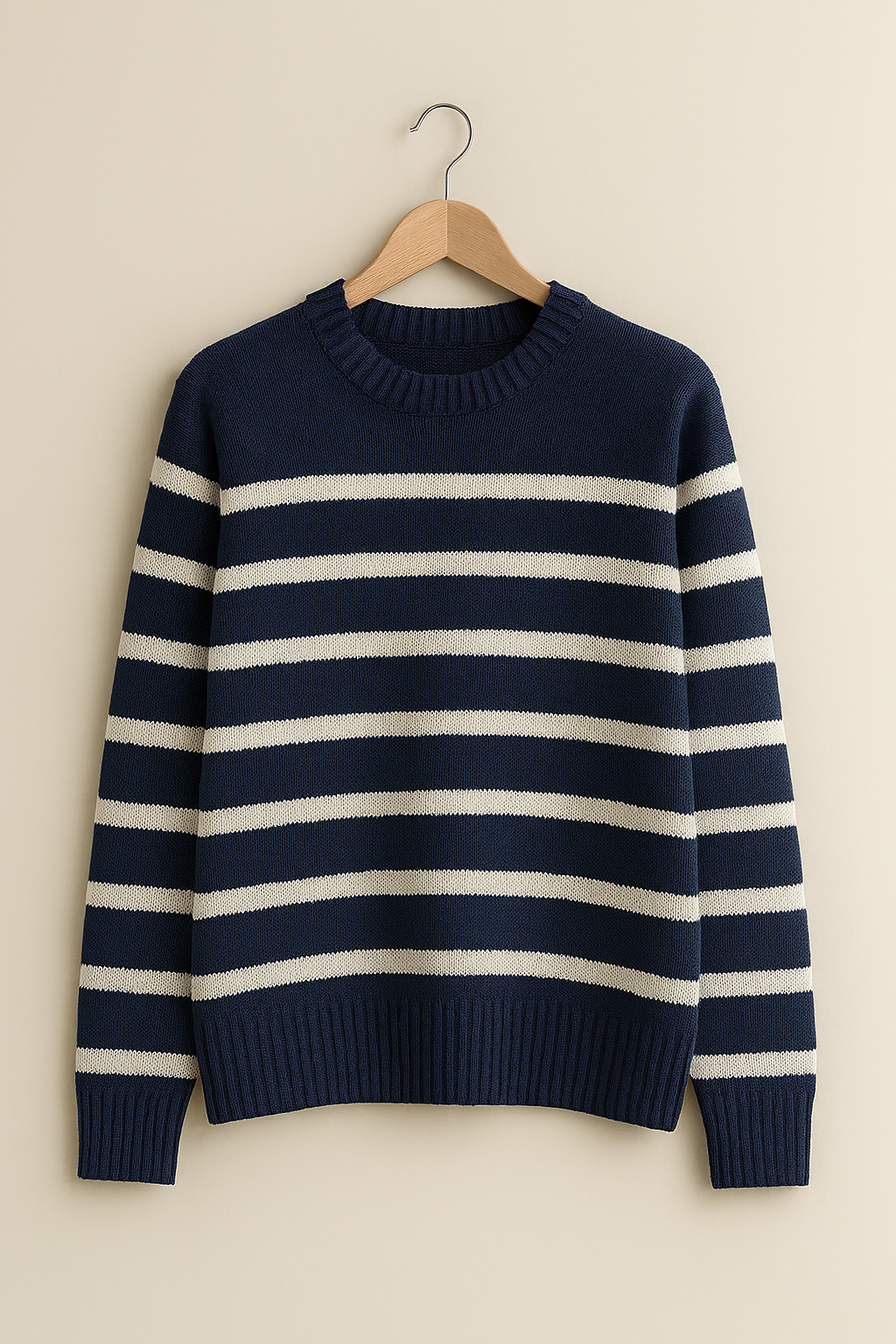 بافت وارداتی-راه راه-رنگ سرمه ای جذاب